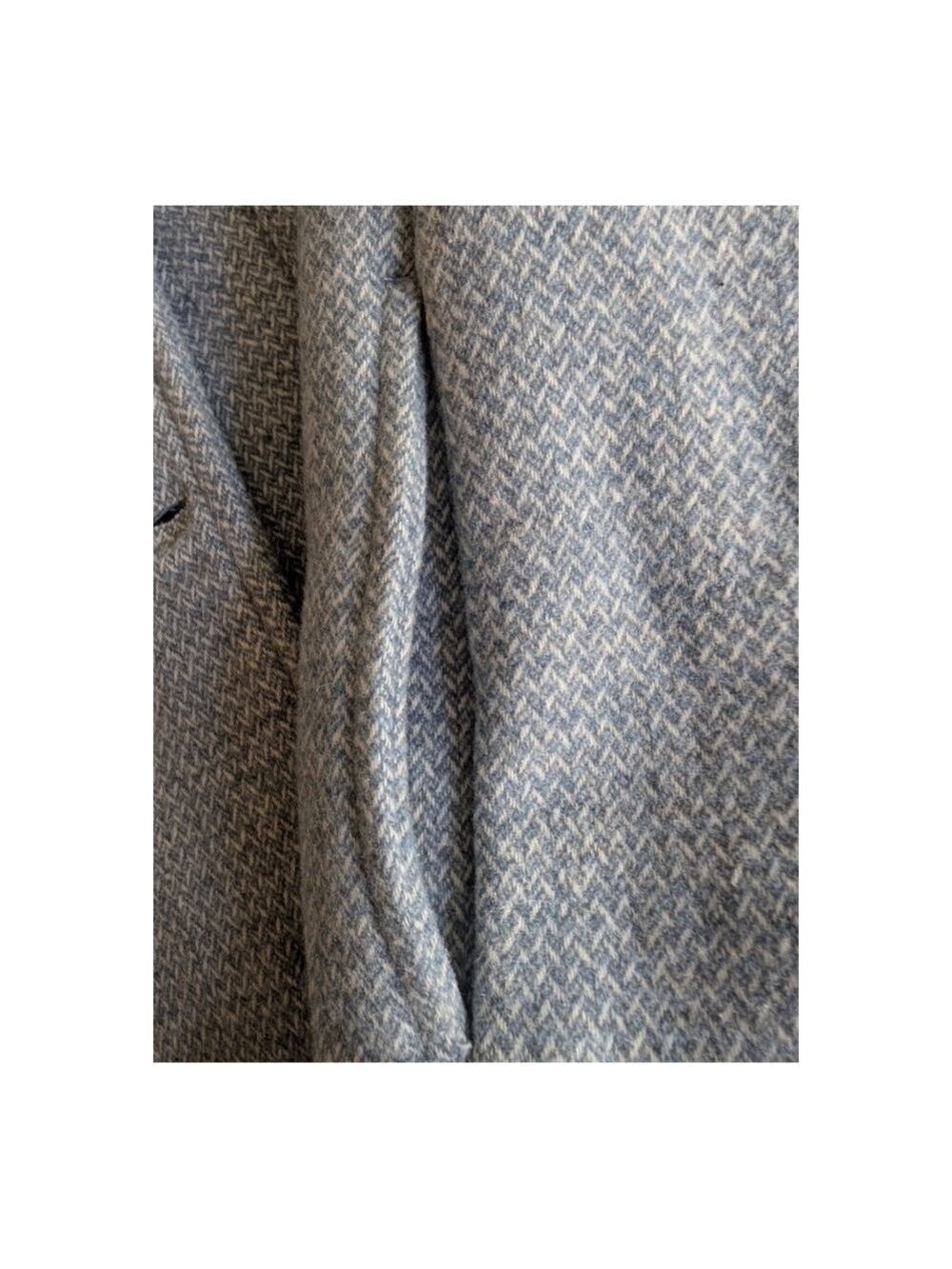 Rhythm Fairbanks Jacket PacSun Pale Blue Tweed Size Small Relaxed Shacket - Picture 7 of 12